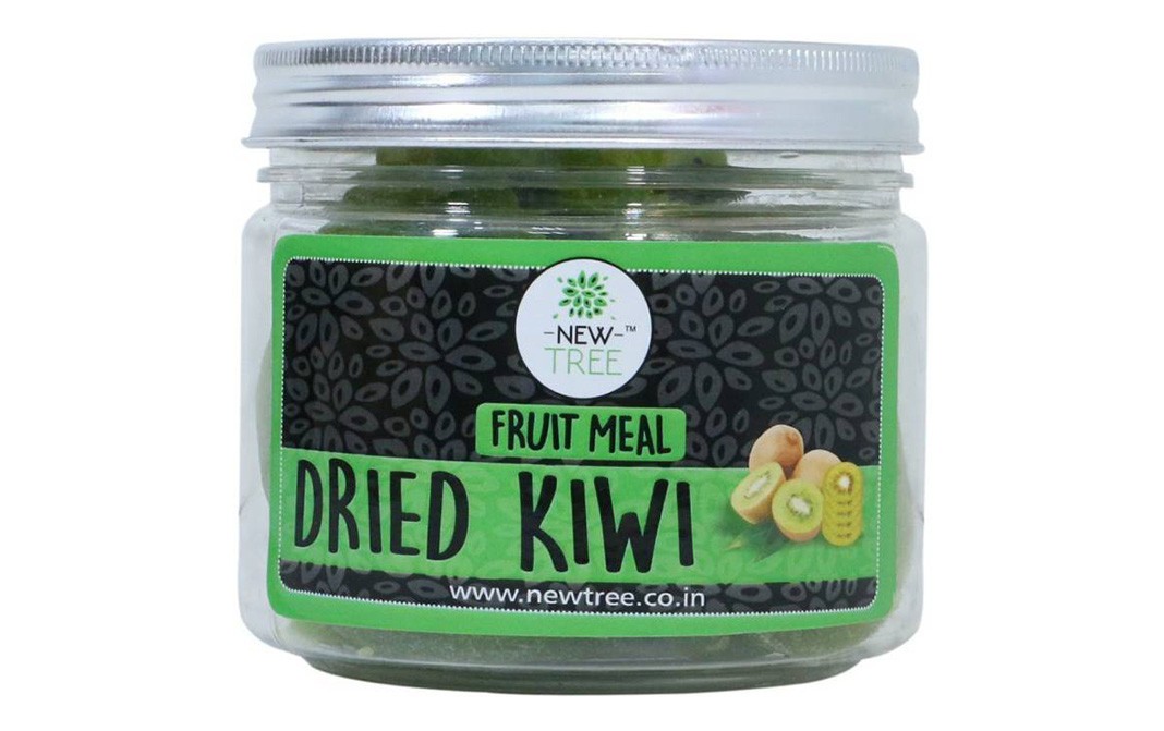 New Tree Fruit Meal Dried Kiwi   Glass Jar  200 grams